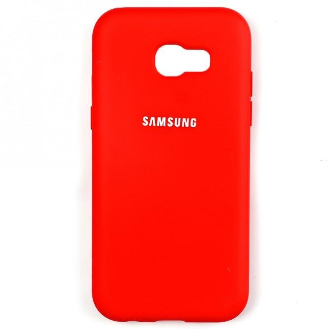 Чохол Soft Case для Samsung A520 Galaxy A5 2017 Червоний FULL-1