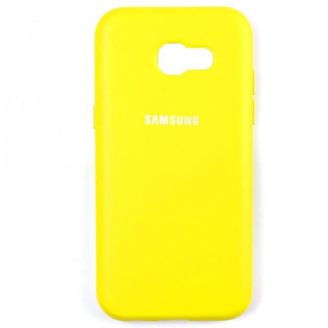Чохол Soft Case для Samsung A520 Galaxy A5 2017 Яскраво жовтий FULL-1