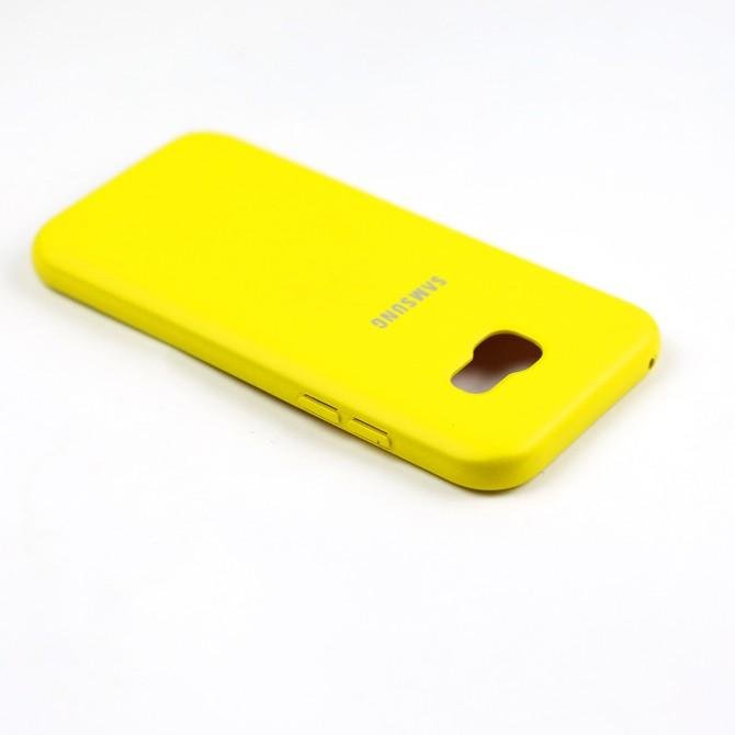 Чохол Soft Case для Samsung A520 Galaxy A5 2017 Яскраво жовтий FULL-2