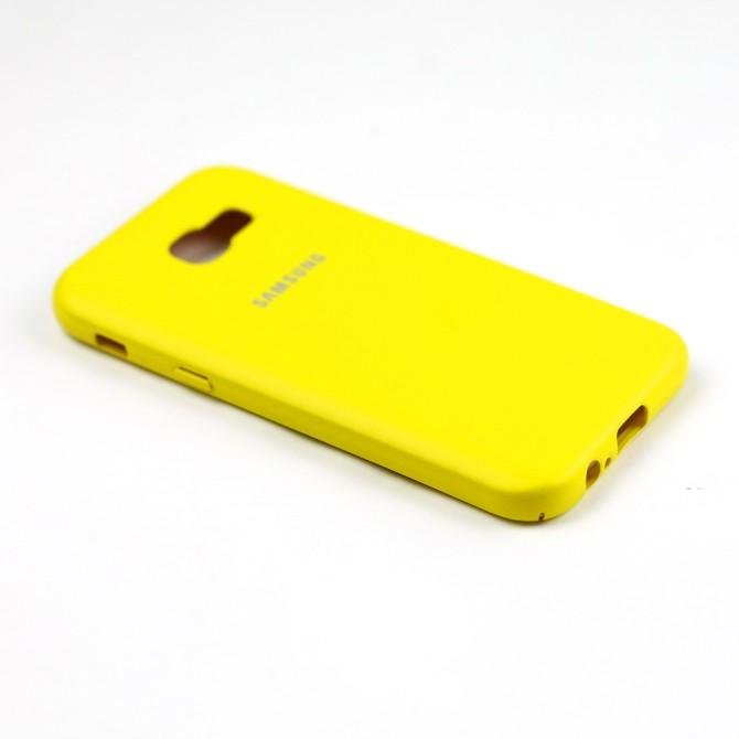 Чохол Soft Case для Samsung A520 Galaxy A5 2017 Яскраво жовтий FULL-3