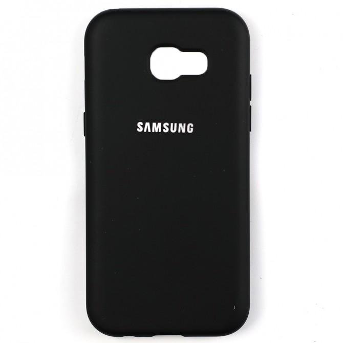 Чохол Soft Case для Samsung A520 Galaxy A5 2017 Чорний FULL-1