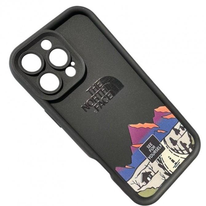 Накладка Graffiti North Face для iPhone 16 Pro Max Black-4