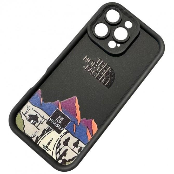 Накладка Graffiti North Face для iPhone 16 Pro Black-2