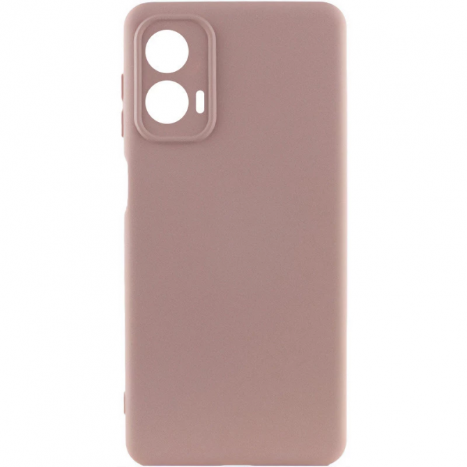 Чехол Silicone Case Motorola Moto G85 Бежевый FULL