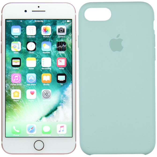 Чохол Soft Case для iPhone 7/8 Блакитний