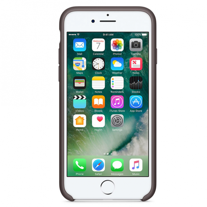 Чохол Soft Case для iPhone 7/8 Какао-1
