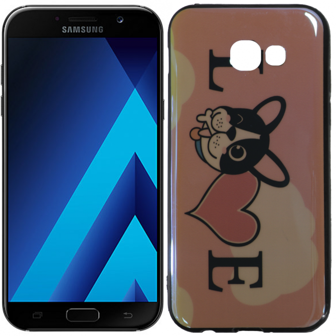 Чехол U-Like Picture series для Samsung A320 (A3 2017) Love Pink