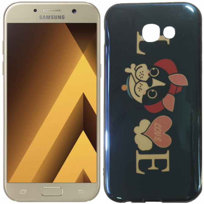 Чехол U-Like Picture series для Samsung A520 (A5 2017) Love Black