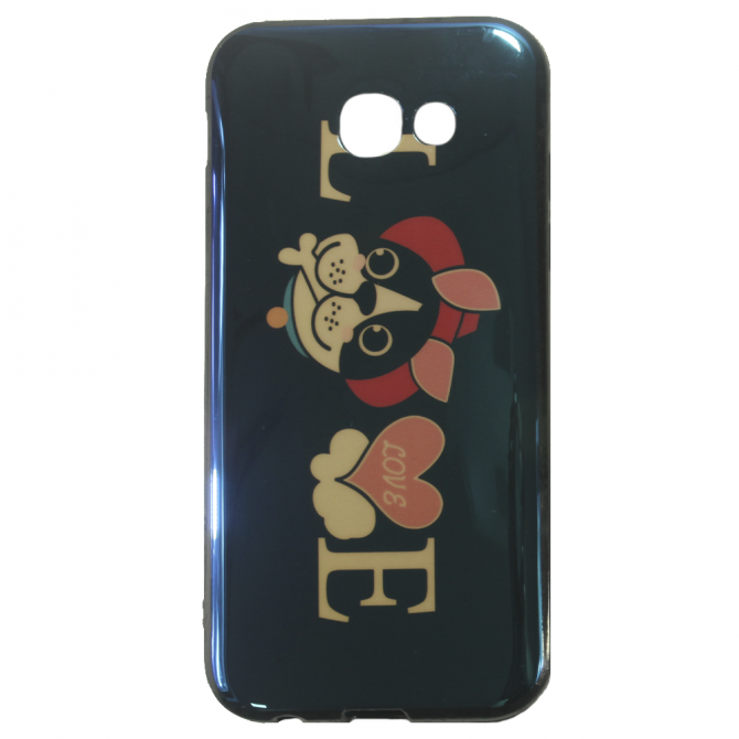 Чехол U-Like Picture series для Samsung A520 (A5 2017) Love Black-1