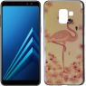 Чехол U-Like Picture series для Samsung A530 (A8 2018) Flamingo