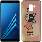 Чехол U-Like Picture series для Samsung A530 (A8 2018) Love Pink