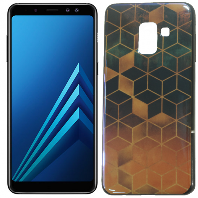 Чехол U-Like Picture series для Samsung A730 Galaxy A8 plus 2018 Cube