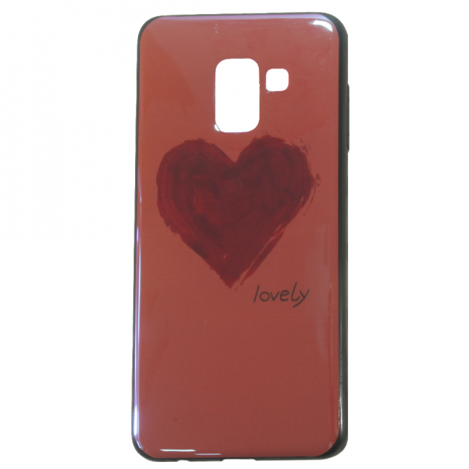 Чехол U-Like Picture series для Samsung A730 Galaxy A8 plus 2018 Heart Pink-1