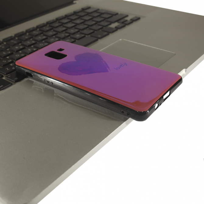 Чехол U-Like Picture series для Samsung A730 Galaxy A8 plus 2018 Heart Pink-2