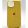 Оригінальний силіконовий чохол для iPhone 14 Yellow FULL