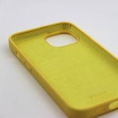 Оригінальний силіконовий чохол для iPhone 14 Yellow FULL Оригінальний силіконовий чохол для iPhone 14 Yellow FULL