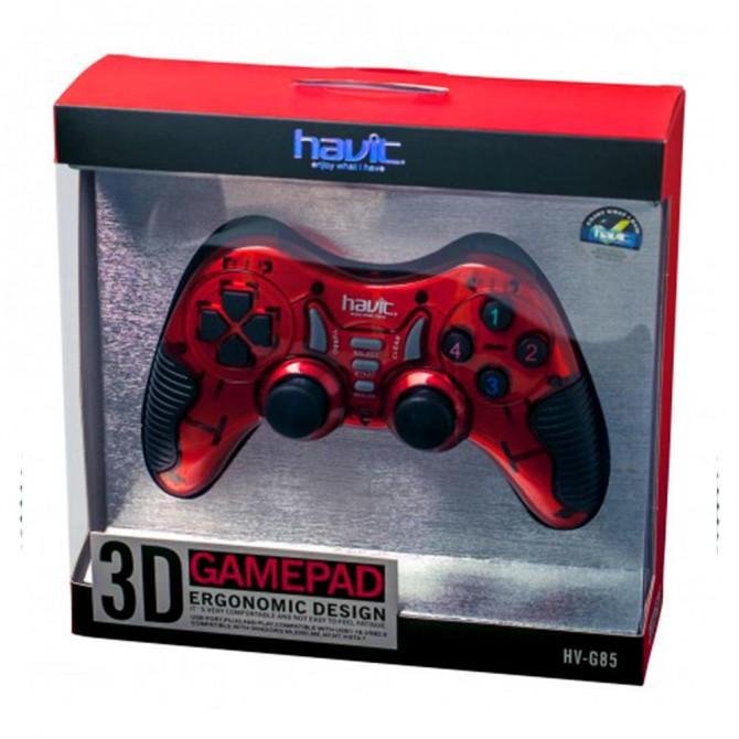 Геймпад Havit HV-G85 USB+PS2+PS3 Красный-3