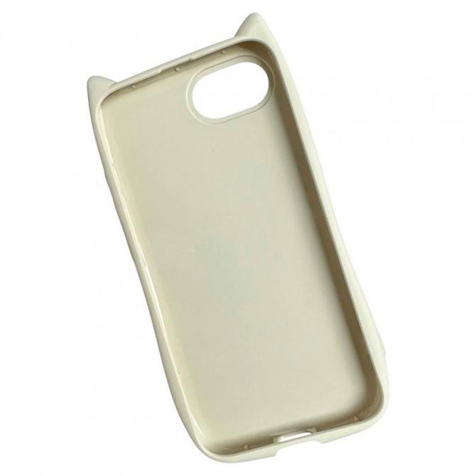Чехол TPU Cat для Apple iPhone 16e (6.1") Antique White-1