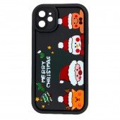 Чехол TPU Merry Christmas iPhone 11 Black Чехол TPU Merry Christmas iPhone 11 Black
