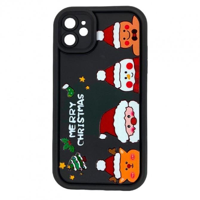 Чехол TPU Merry Christmas iPhone 11 Black