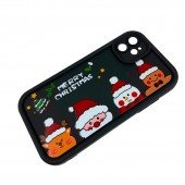 Чехол TPU Merry Christmas iPhone 11 Black Чехол TPU Merry Christmas iPhone 11 Black