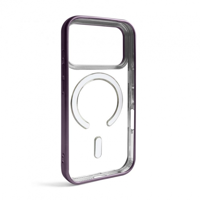 Силиконовый чехол SHINING with MagSafe для iPhone 17 Pro Фиолетовый-2