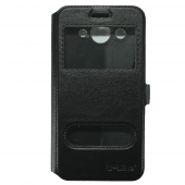 Чехол книжка U-Like Simple для Huawei Y3 2017 Чёрный