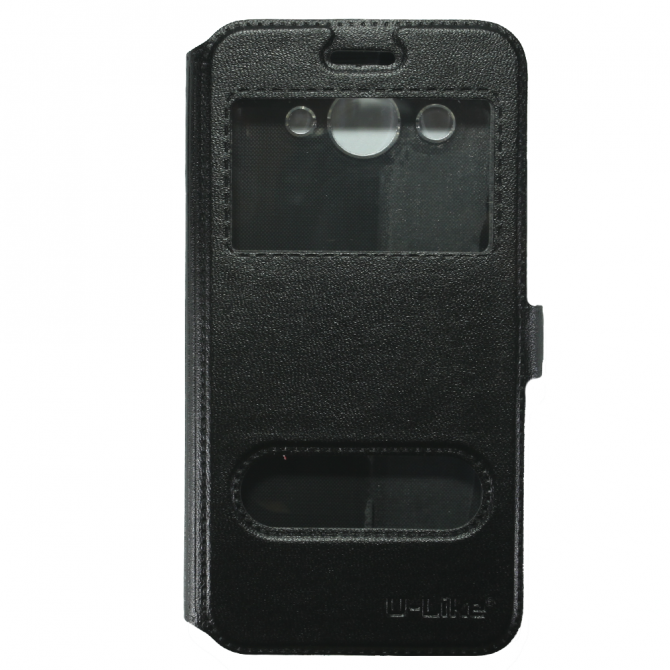 Чехол книжка U-Like Simple для Huawei Y3 2017 Чёрный-1