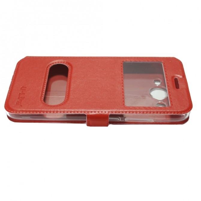 Чохол книжка U-Like Simple для Huawei Y3 2017 Червоний-5