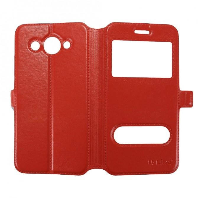 Чохол книжка U-Like Simple для Huawei Y3 2017 Червоний-6