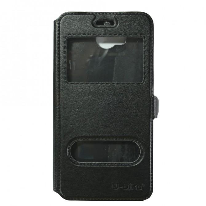 Чохол книжка U-Like Simple для Huawei Y5 2017 Чорний-1