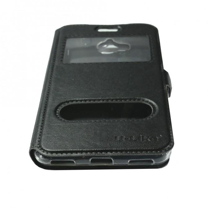 Чохол книжка U-Like Simple для Huawei Y5 2017 Чорний-3