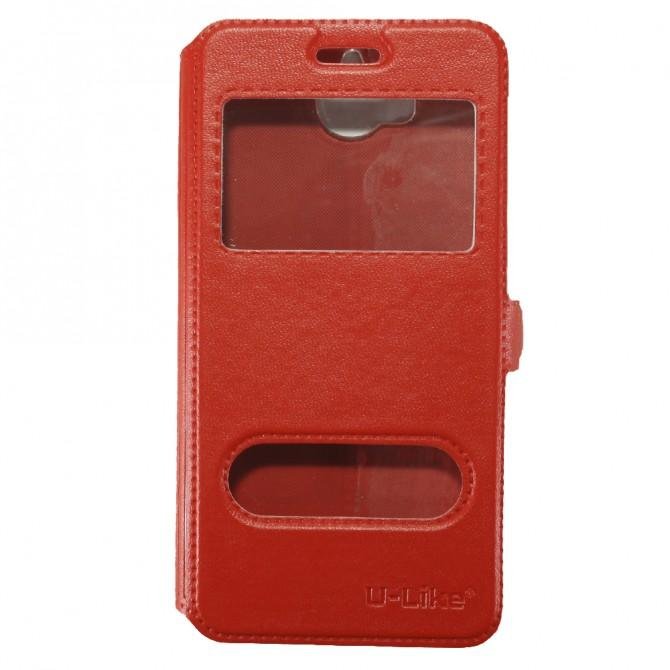 Чохол книжка U-Like Simple для Huawei Y5 2017 Червоний-1