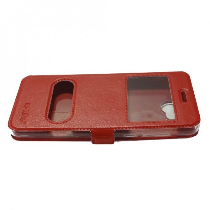 Чохол книжка U-Like Simple для Huawei Y5 2017 Червоний-5