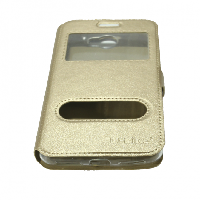 Чохол книжка U-Like Simple для Huawei Y5 II Золотий-3