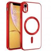 Силіконовий чохол SHINING with MagSafe для iPhone Xr Червоний