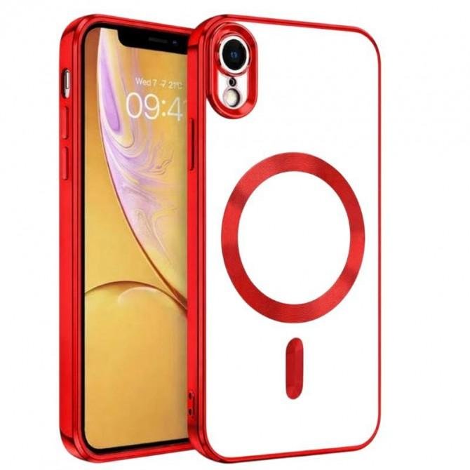 Силіконовий чохол SHINING with MagSafe для iPhone Xr Червоний