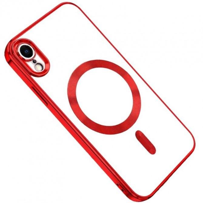 Силіконовий чохол SHINING with MagSafe для iPhone Xr Червоний-1