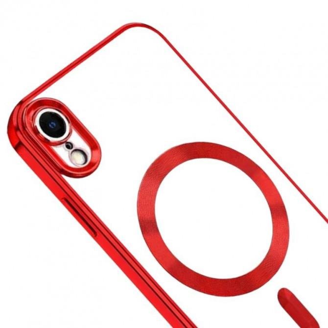 Силіконовий чохол SHINING with MagSafe для iPhone Xr Червоний-2