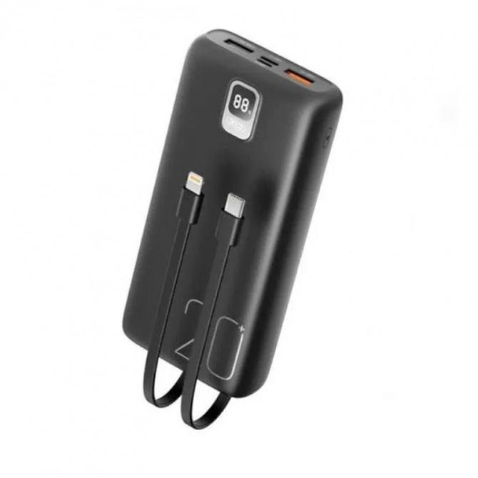 Додаткова батарея XO PR185 20000 mAh PD20W + QC 3.0 22.5W Black