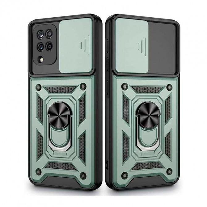 Чехол HONOR Hard Defence Series Samsung M336 Galaxy M33 5G Green (with Camshield and magnet)