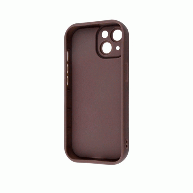 Чехол 3D Baby&Coffee series for iPhone 13 Brown-1