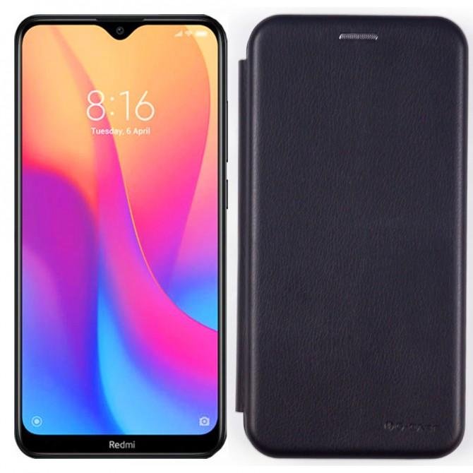 Чехол книжка U-Like Best для Xiaomi Redmi 8a Чёрный