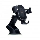 Автодержатель Remax RM-C37 + Беспроводная зарядка Чёрный