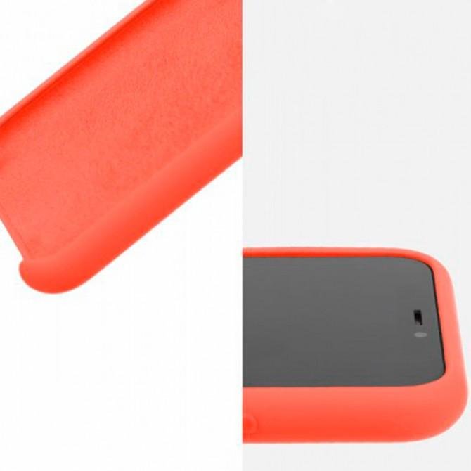 Оригинальный силиконовый чехол для iPhone X/Xs Темно Персиковый-2