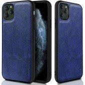 Чехол X-Level Leather series iPhone 12/12 Pro Blue