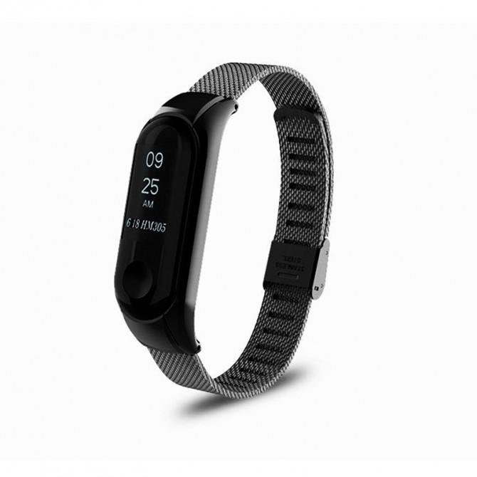 Ремешок для Xiaomi Band 5/6 steel design Black-2