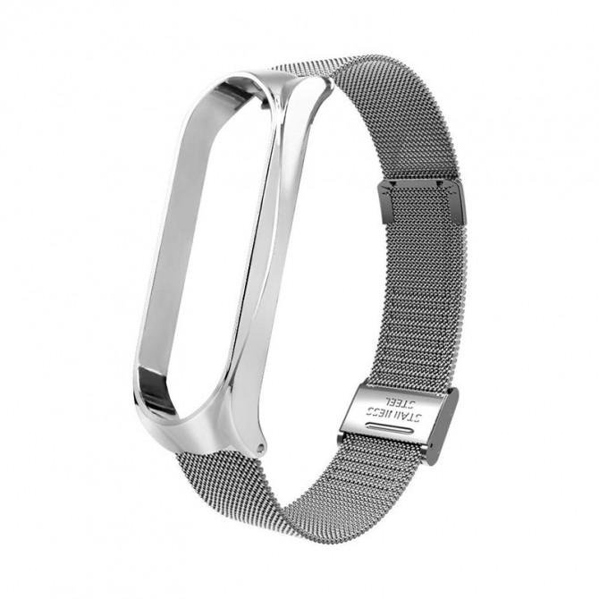 Ремінець для Xiaomi Band 5/6 steel design silver