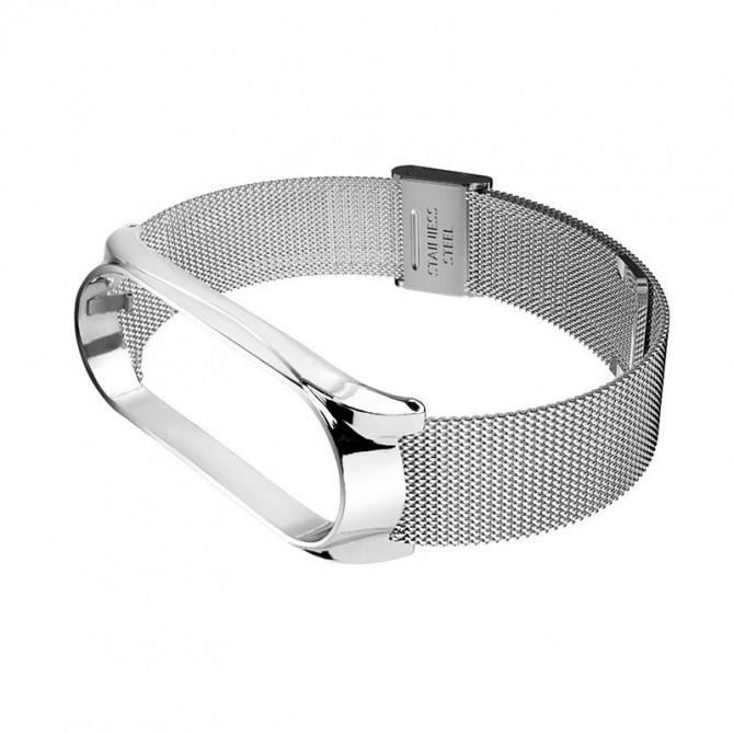 Ремінець для Xiaomi Band 5/6 steel design silver-2