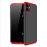 Пластиковая накладка LikGus 360 градусов для Apple iPhone 11 Чёрный/Красный